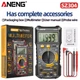 Мультиметр цифровой ANENG SZ304 2000 Counts, измерение AC/DC напряжения, тока, сопротивления, NCV, высокоточный профессиональный тестер, черный - изображение 7