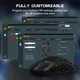 Игровая Мышка ATTACK SHARK R5 ULTRA Black КАРБОНОВЫЙ Корпус Беспроводная Трехрежимная 2.4G/Bluetooth/Кабель, 8000Hz, PAW3950MAX, 42000 DPI, 39 грамм Ультралегкая - изображение 7