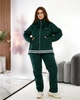 Жіночий прогулянковий костюм із замши (кофта + брюки) Uaclothes 58/60 Смарагдовий (like35381-158021373) - зображення 5