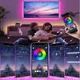Світлодіодна LED стрічка RGB SMD 5050 15 метрів DC12V з блоком живлення 220V та пультом ДК - зображення 7