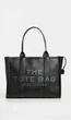 Сумка шопер женская Marc Jacobs The Leather Large Tote Bag Black H020L01FA21-001 черная - изображение 1