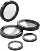 Szkło hartowane Etteri Camera Lens Protector do Samsung Galaxy S25 Ultra Black (5907504568454) - obraz 1