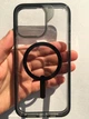 Чехол противоударный ZAGG Gear4 Crystal Palace Clear Case with MagSafe для Apple Iphone 15 Pro Max (6.7") Прозрачный + Black - изображение 4