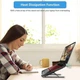 Регулируемая подставка для ноутбука Laptop Stand, пластик, 6 уровней высоты, черная, 10–17.3" - изображение 3
