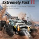 Радиоуправляемая машинка джип багги вездеход 4WD 30см с противоударным корпусом, резиновыми шинами и скоростью до 30 км/ч разноцветный - изображение 5