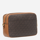Сумка крос-боді через плече жіноча маленька Michael Kors Bryant Md Dblzp Chn Camera Xbody 32S5GYTC5B 252 Темно-коричнева (800070349060) - зображення 3