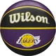 Баскетбольный мяч Wilson NBA TEAM TRIBUTE LA LAKERS фиолетово-черно-желтый Размер 7 WTB1300XBLAL - изображение 1