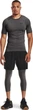 Футболка компрессионная Under Armour HEATGEAR SHORT SLEEVE серая 2XL 1361518-090 - изображение 6