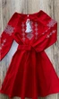 Дитяча сукня-вишиванка vishivano4ka 8016-7 110 червона - изображение 5