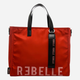 Torba shopper damska materiałowa Rebelle REB0082T0001-0139 Czerwona - obraz 1