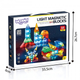 Klocki Magnetyczne Woopie 3D Zestaw Edukacyjny 63 elementy (5906280654887) - obraz 5