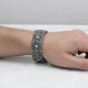 Браслет срібний "Захист" 925 проби з чорнінням 265 - изображение 8