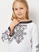 Дитяча вишиванка для дівчинки vishivano4ka 9046-4 104-110 біла - изображение 2