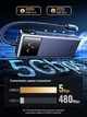 USB-хаб UGREEN CM888 7-in-1 USB-C to 3xUSB, 1xUSB-C, HDMI, RJ-45, PD 100W Gray (45155) - зображення 3