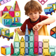 Klocki Magnetyczne Woopie 3D Zestaw Edukacyjny, Zamek, Pojazdy, 110 elementów (5906280654979) - obraz 1