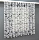 Кухонная тюль-арка VR-Textil № 1791т лен белый с черным 300х150 см (53-0071) - изображение 1