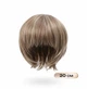 Парик женский Wigly 20 см из натуральноподобных волос с мелированием и челкой - изображение 4