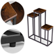 Підставка для квітів у горщиках ModernHome by Multistore ME-ATS16 3 полиці у стилі Лофт (5905817007714) - зображення 5