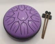 Глюкофон 11 нот 16 см фиолетовый tongue drum - изображение 1