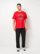 Футболка хлопковая мужская Converse CVM5T459-RED M Красная (0198820113663) - изображение 3