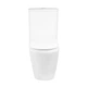 Унитаз компакт Mixxus Premium Ellipse-0402-R 660x390 овальный, с сиденьем, белый (MP6468) - изображение 2