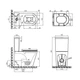 Унитаз-компакт MIXXUS PREMIUM BEVEL-0402-T1 670х390х880mm, система смыва TORNADO 1.0 (MP6596) - изображение 9