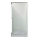 Душова кабіна з низьким піддоном Mixxus CUBIC SCT01-90x90x195-FB CHROME матове скло 4мм (MI6903) - зображення 7