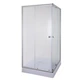 Душова кабіна з низьким піддоном Mixxus CUBIC SCT01-90x90x195-FB CHROME матове скло 4мм (MI6903) - зображення 9