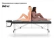 Массажный стол EasyFit ZenRest-2 кушетка складная Черная в чехле (A-022380) - изображение 10