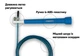 Скоростная скакалка EasyFit Speed Cable Rope 3 м со стальным тросом синяя (A-021864) - изображение 5