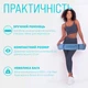 Килимок для йоги та фітнесу EasyFit TPE+TC 6 мм двошаровий + Чохол блакитний-синій (A-022140) - зображення 2
