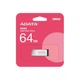 Флеш-накопичувач ADATA USB 3.2 UR 350 64Gb Silver/Black (UR350-64G-RSR/BK) - изображение 2