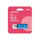 Флеш-накопичувач ADATA USB 2.0 C906 32Gb Water Blue (AC906-32G-RWB) - зображення 2