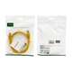 Мережевий кабель UGREEN Cat 5e U/UTP Lan Cable 1m (Yellow) (UGR-11230) - изображение 2