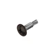 Саморез со сверлом DIN7504 4,2х16 RAL8017 PH2 max=2,5 цинк полукруглая с буртиком (250шт.) [9TL2P9TL4216R80170] Metalvis - изображение 1