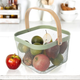 Kosz do przechowywania Orion Greenish metalowy zielony 27 x 24.5 x 17.5 cm (8592381201333) - obraz 5