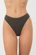 Трусики бразилиана Giulia 2/3(S/M) Хаки (123442) - изображение 1
