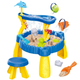 Stolik wodny Woopie XL z krzesełkiem 2 w 1 piaskownica delfinek 12 elementów 53705 (5906280653705) - obraz 2