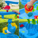Stolik wodny Woopie 4w1 Piaskownica Wodospad XL 4-Poziomowy Delfin 55655 (5906280655655) - obraz 7