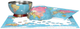Пазл Eurographics Мапа світу подарункова коробка 550 ел 8551-5863 (628136658638) - зображення 3