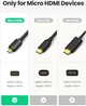 Кабель Ugreen HD127 Micro-HDMI to HDMI 4K Cable Male to Male 2 м Black (UGR-30103) - изображение 6
