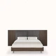 Двуспальная кровать Headboard с мягким изголовьем и металлическими ножками - изображение 2