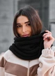 Шарф Женский Стаф Черный Классический Аксессуар Staff 10 Black Универсальный (365987) - изображение 3