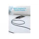 Дата кабель USB 2.0 AM to USB-C 0.9m 322 Black Anker (A81H5G11) (261131) - изображение 5