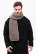 Чоловічий Теплий В'язаний Шарф Without Carry Brown 553218012 - изображение 1