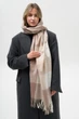 Жіночий Шарф У Клітинку Without Terner Beige 553217916 - изображение 1