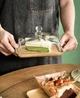 Масленка KitchenWare со стеклянной крышкой и подставкой из акации - изображение 8