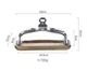 Масленка KitchenWare со стеклянной крышкой и подставкой из акации - изображение 9