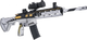 Karabin M416 na kulki wodne z akcesoriami Szary ZMI.G840-9 (5903864974478) - obraz 3