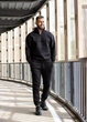 Мужской спортивный костюм MonsterBrand утепленный 4XL (58) черный - изображение 1